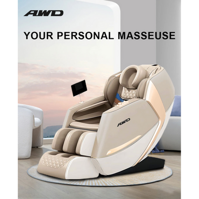 4D Massage Chair with SL-Track Technology, 18 kinds of Auto Programs - Yellow.