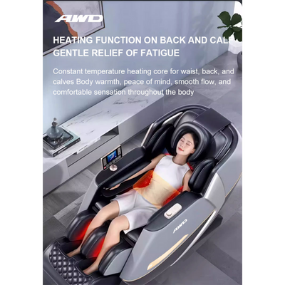 4D Massage Chair with SL-Track Technology, 18 kinds of Auto Programs - Yellow.