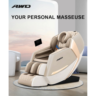 4D Massage Chair with SL-Track Technology, 18 kinds of Auto Programs - Light Gray.