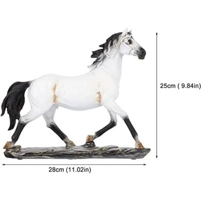 Dante Horse Statue White