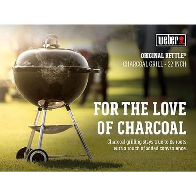 Weber® Original Kettle Charcoal Grill 22" Black