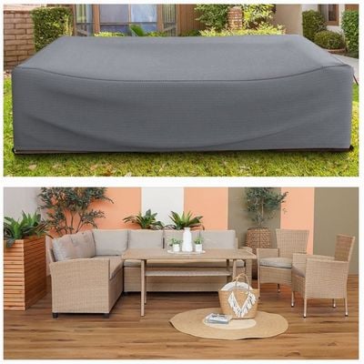 Protection Cover for Albany 8 Seater Garden Sofa - L280 x W190 x H95cm - Grey