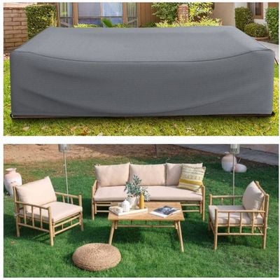 Protection Cover for Gale 5-Seater Wooden Sofa - L280x W160 x H80cm - Grey