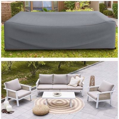 Protection Cover for Hailey 5-Seater Sofa Set - L320 x W190 x H85cm - Grey