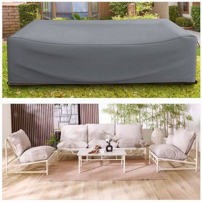 Protection Cover for Kelvis 5-Seater Sofa Set - L290 x W180 x H75cm - Grey