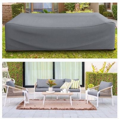 Protection Cover for Ashen 5-Seater Sofa Set - L280 x W170 x H75cm - Grey