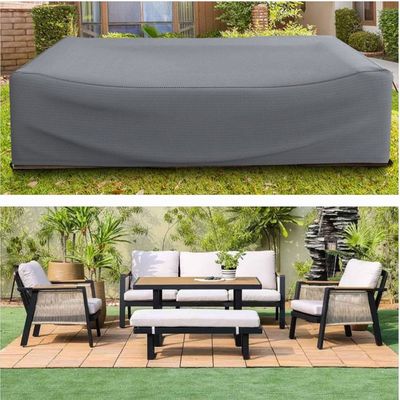 Protection Cover for Loren 5-Seater Sofa Set - L320 x W220 x H80cm - Grey