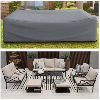 Protection Cover for Torino 7-Seater Sofa Set - L320 x W250 x H85cm - Grey