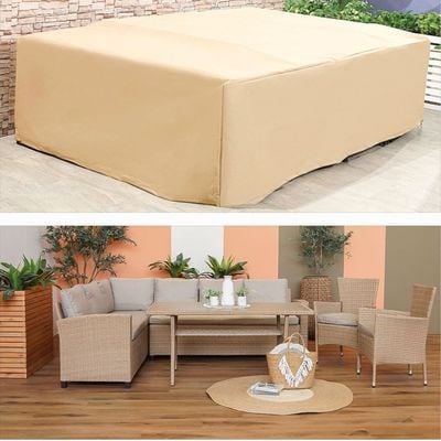 Protection Cover for Albany 8 Seater Garden Sofa - L280 x W190 x H95cm - Beige