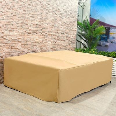 Protection Cover for Arial 9-Seater Outdoor Sofa - L210 x W255 x H80cm - Beige