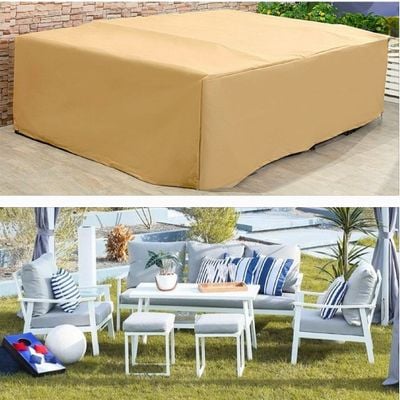 Protection Cover for Imperial 7-Seater Outdoor Sofa - L300 x W200 x H90cm - Beige