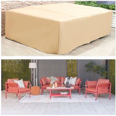 Protection Cover for Willy 4-Seater Sofa Set - L300 x W180 x H80cm - Beige