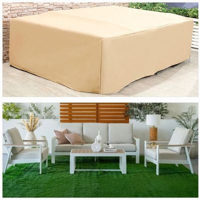 Protection Cover for Shane 5-Seater Sofa Set - L300 x W190 x H185cm - Beige