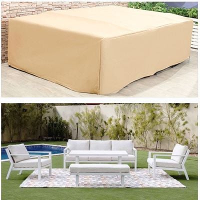 Protection Cover for Phoenix 5-Seater Sofa - L320 x W220 x H80cm - Beige