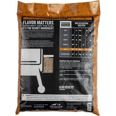 Traeger Pecan Bbq Wood Pellets 20Lb Bag