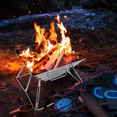 Flame On 2 in 1 Charcoal Grill & Fire Pit