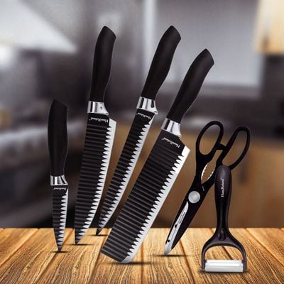 6 Pieces Kitchen Knife Set