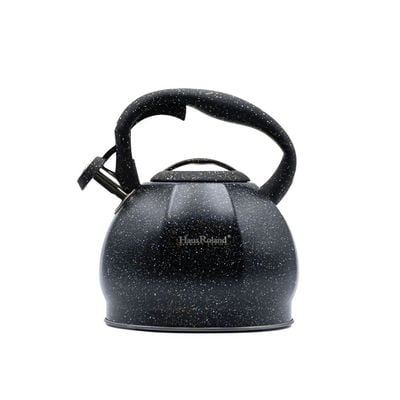 Dotted Matte Whistling Tea Kettle Black - 3 Liters