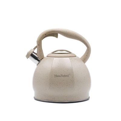 Dotted Matte Whistling Tea Kettle Cream - 3 Liters