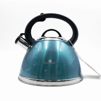 Glossy Whistling Kettle Blue - 3 Liters