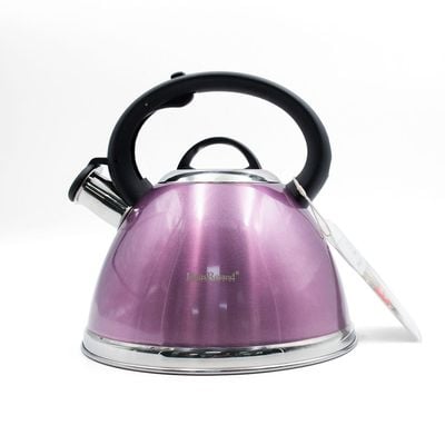 Glossy Whistling Kettle Purple - 3 Liters