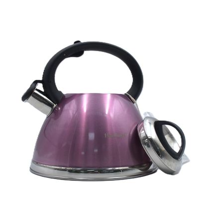 Glossy Whistling Kettle Purple - 3 Liters