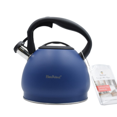 Matte Whistling Kettle Blue - 3 Liters