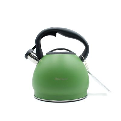 Matte Whistling Kettle Green - 3 Liters