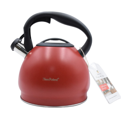 Matte Whistling Kettle Red - 3 Liters