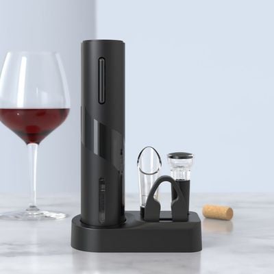 Electric Wine Opener Set Black 