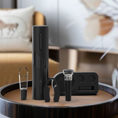 Electric Wine Opener Set Black 