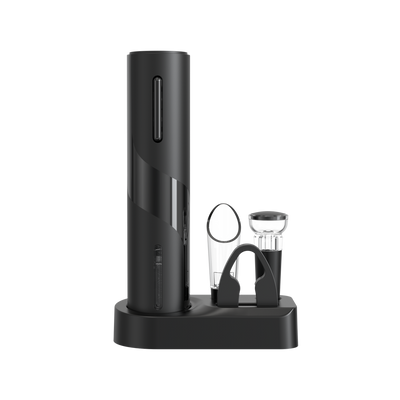 Electric Wine Opener Set Black 