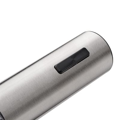 Electric Wine Opener Set Silver