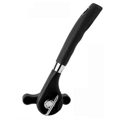 Manual Curved Can Opener Black