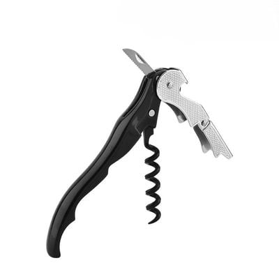 Waiter's Corkscrew Black & Silver