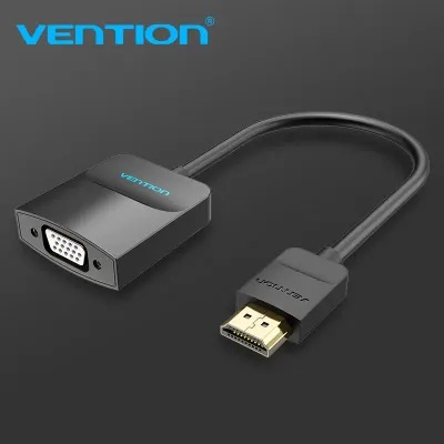 VENTION HDMI to VGA Converter with Female Audio Port and Power Supply 0.15M BlackModel # A42161