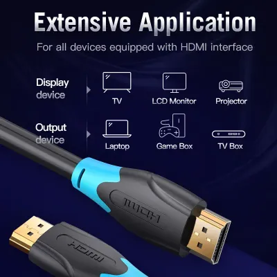 VENTION HDMI Cable 0.75M BlackModel # AACBE