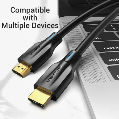 VENTION HDMI 2.1 Cable 1M Black Metal TypeModel # AANBF