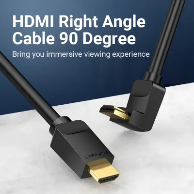 HDMI Right Angle  Cable 90 Degree 1M Black