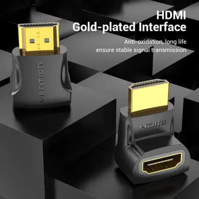 VENTION HDMI 270 Degree Male to Female Adapter Black 2 PackModel # AINB0-2