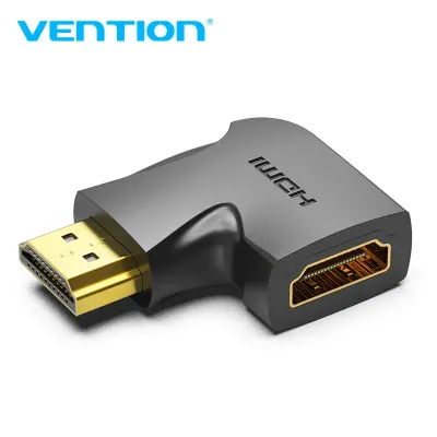 VENTION HDMI 270 Degree Male to Female Vertical Flat Adapter Black 2 PackModel # AIQB0-2