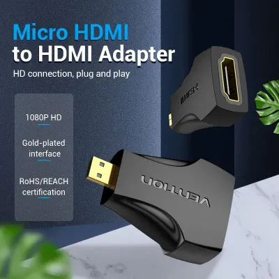 VENTION Micro HDMI Male to HDMI Female Adapter BlackModel # AITB0