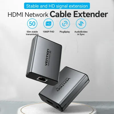 VENTION HDMI Network Cable Extender 50M Gray Aluminum Alloy TypeModel # AKGH0-UK