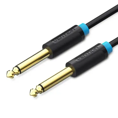 VENTION 6.5mm Male to Male Audio Cable 0.5M BlackModel # BAABD