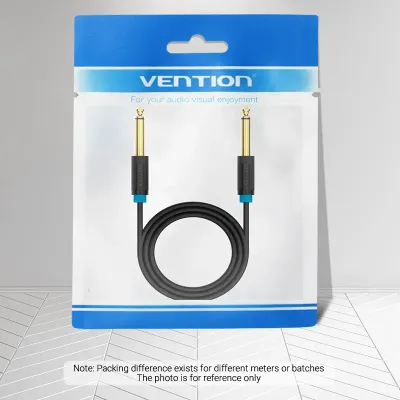 VENTION 6.5mm Male to Male Audio Cable 1M BlackModel # BAABF