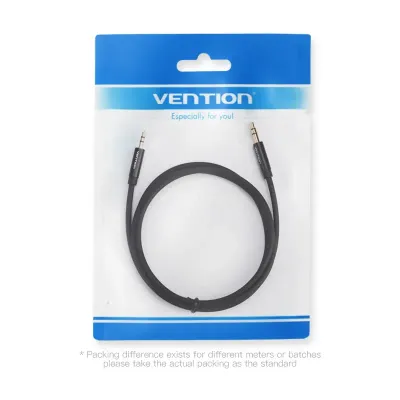 VENTION 3.5mm Male to 2.5mm Male Audio Cable 0.5M Black Metal TypeModel # BALBD