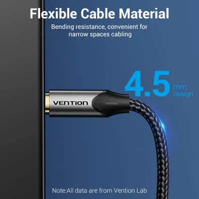 VENTION Optical Fiber Audio Cable Aluminum Alloy Type 1M GrayModel # BAVHF