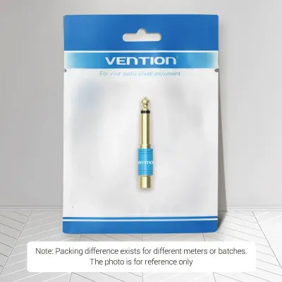 VENTION 6.5mm Male to RCA Female Audio Adapter GoldModel # VDD-C03