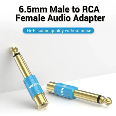 VENTION 6.5mm Male to RCA Female Audio Adapter GoldModel # VDD-C03