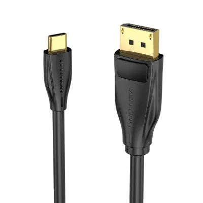 VENTION USB-C to DP Cable 1M BlackModel # CGYBF